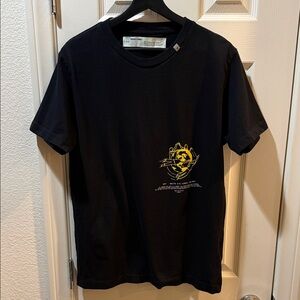 Off-White c/o Virgil Abloh Black Arrows Graphic T-Shirt Men's Size Medium